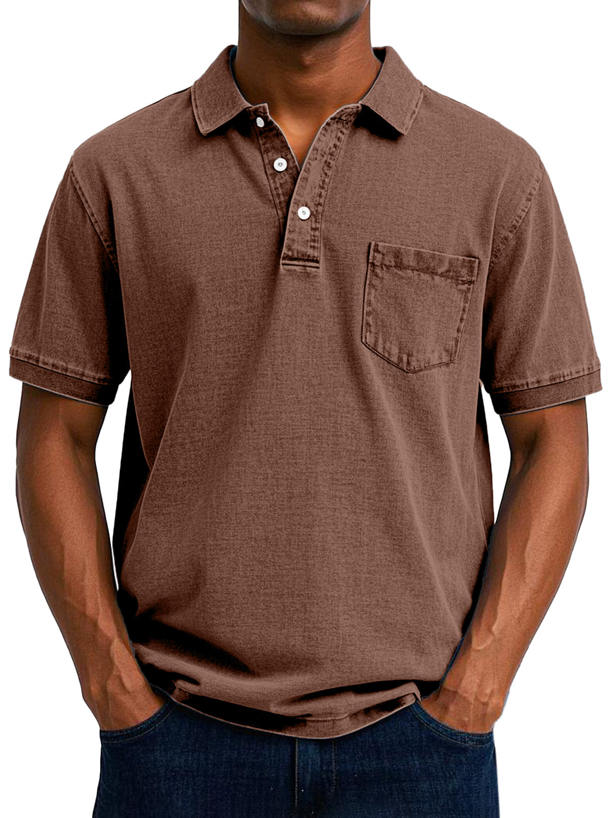 Blush&Bloom | Vintage Casual Polo Shirt for Men