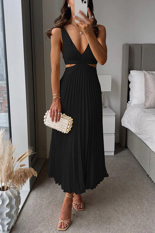 Blush&Bloom | Flowy pleated dress