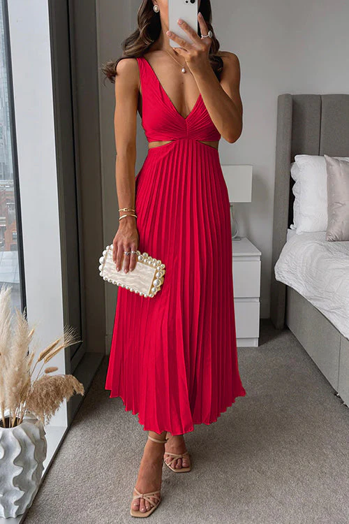 Blush&Bloom | Flowy pleated dress