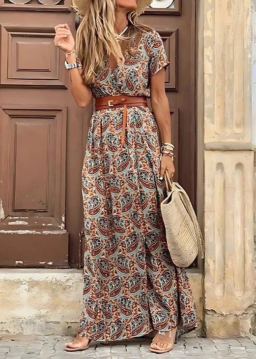Blush&Bloom | Elegant Bohemian Maxi Dress