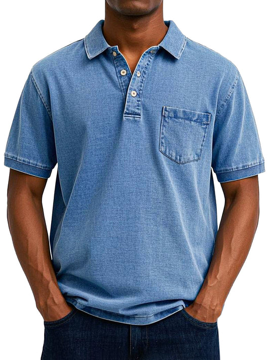 Blush&Bloom | Vintage Casual Polo Shirt for Men