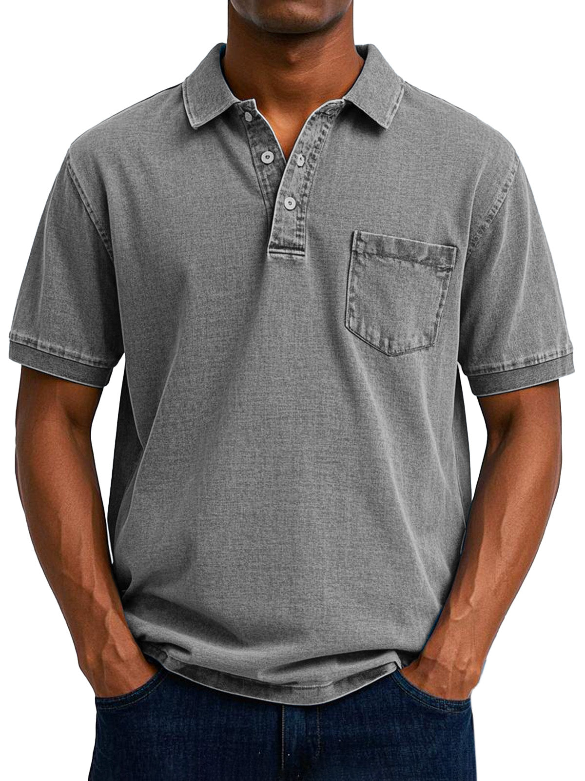 Blush&Bloom | Vintage Casual Polo Shirt for Men