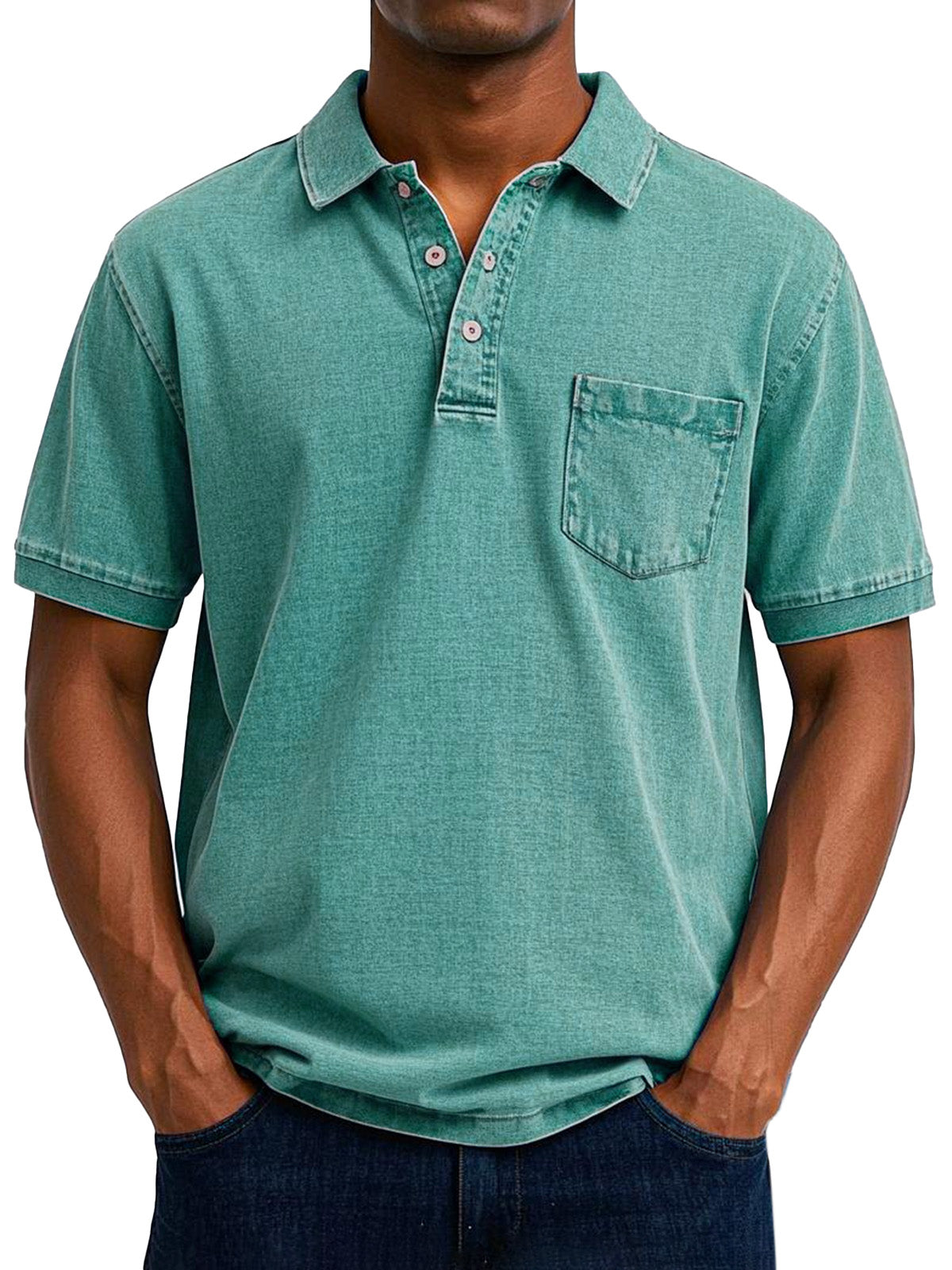 Blush&Bloom | Vintage Casual Polo Shirt for Men