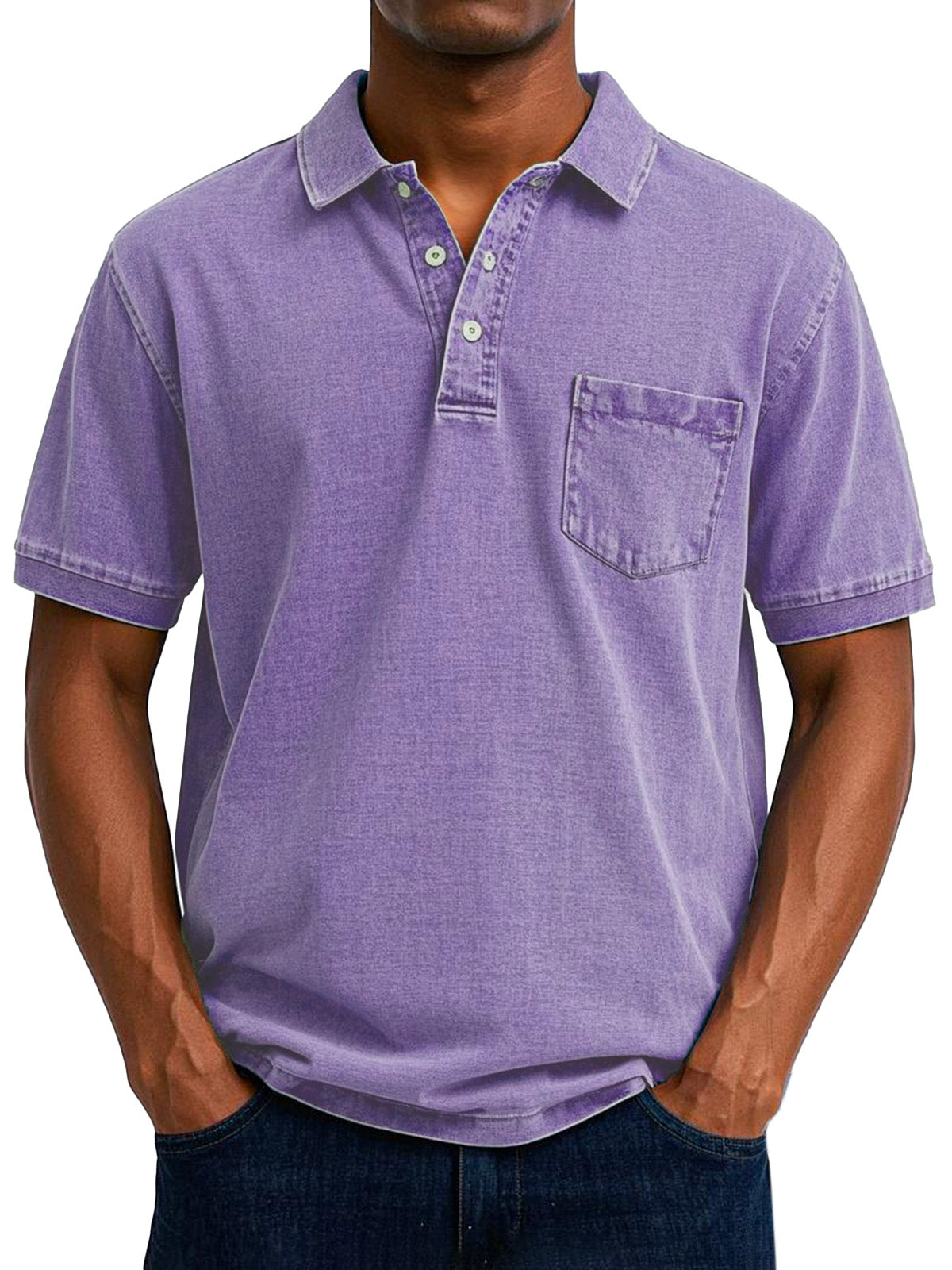 Blush&Bloom | Vintage Casual Polo Shirt for Men