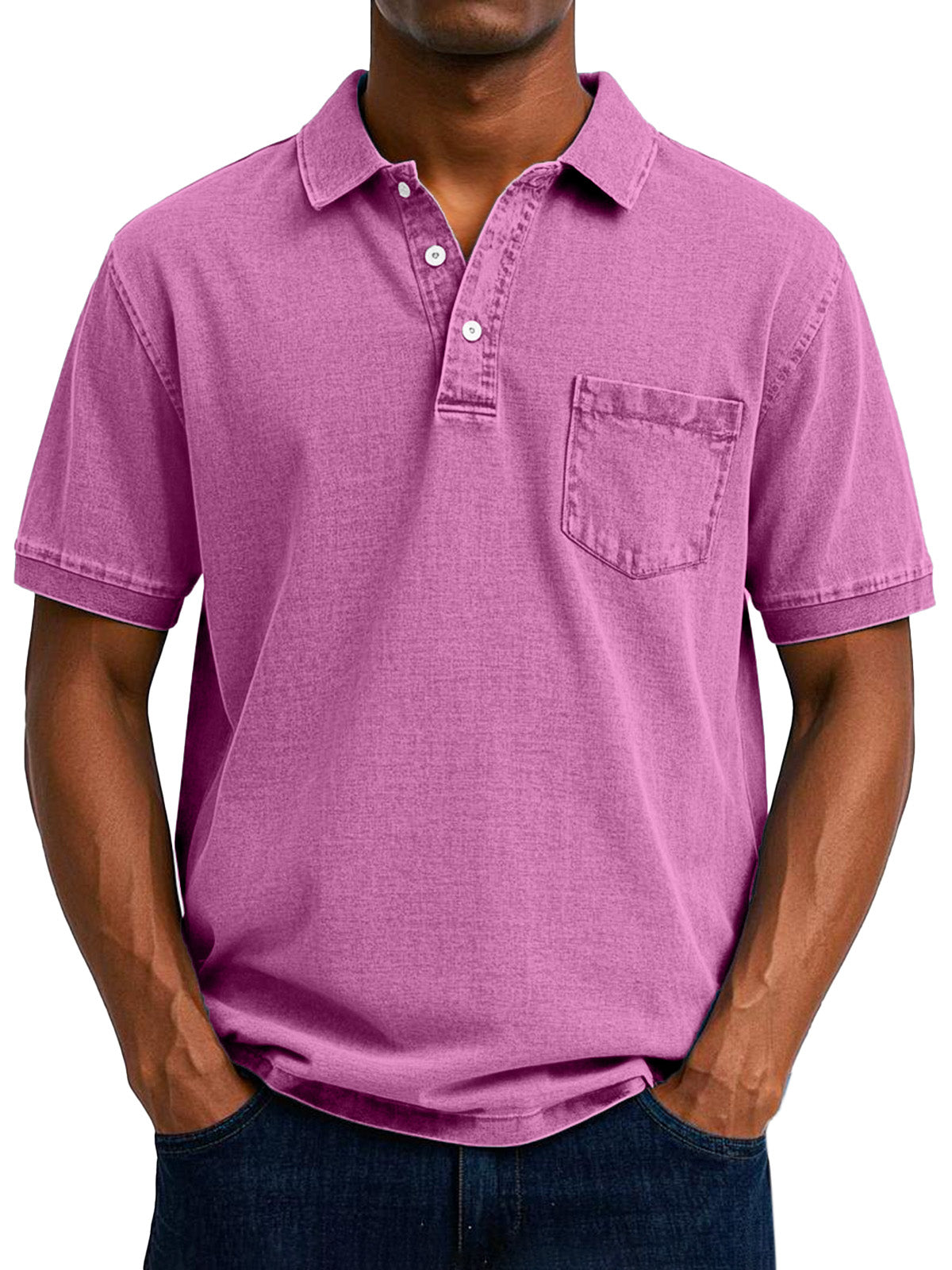 Blush&Bloom | Vintage Casual Polo Shirt for Men