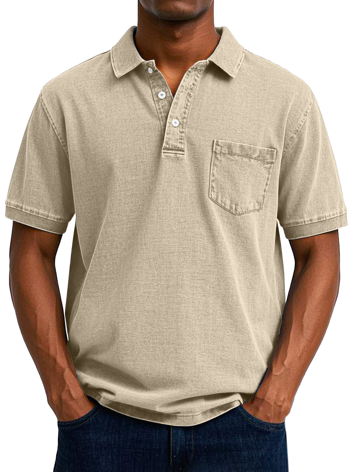 Blush&Bloom | Vintage Casual Polo Shirt for Men
