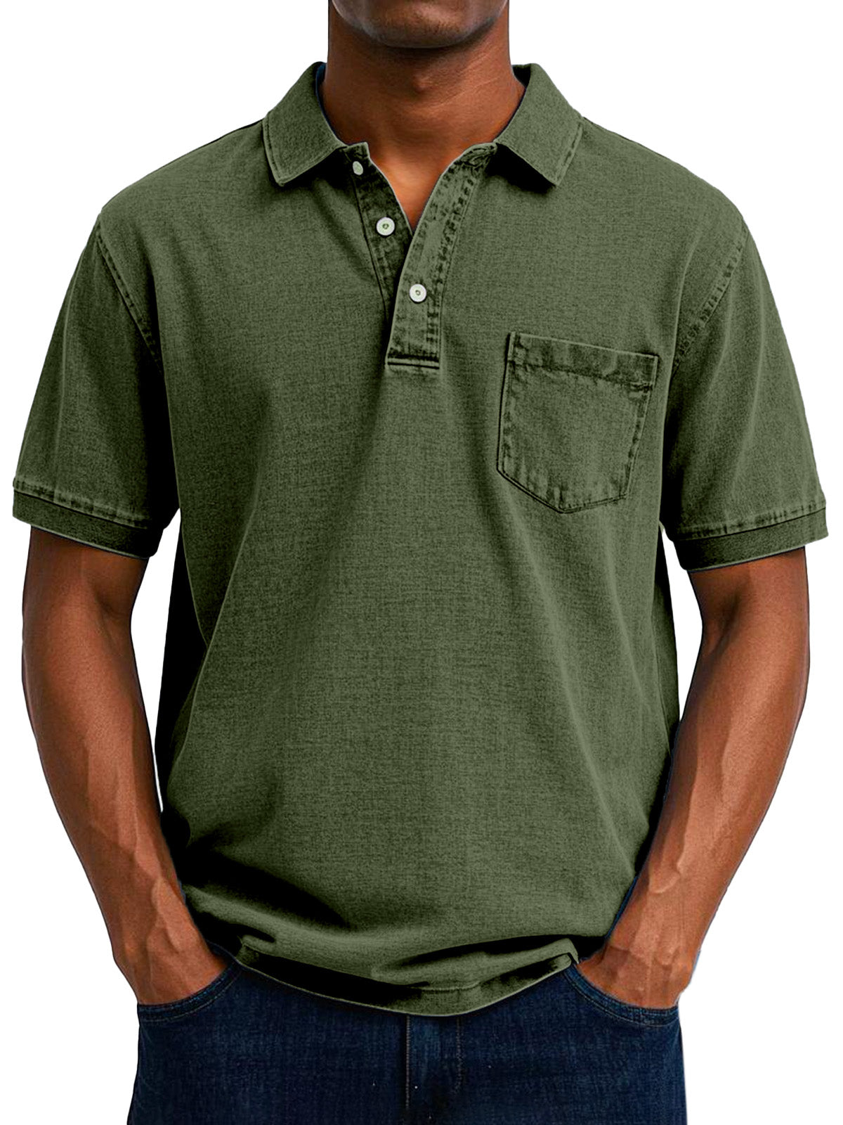 Blush&Bloom | Vintage Casual Polo Shirt for Men